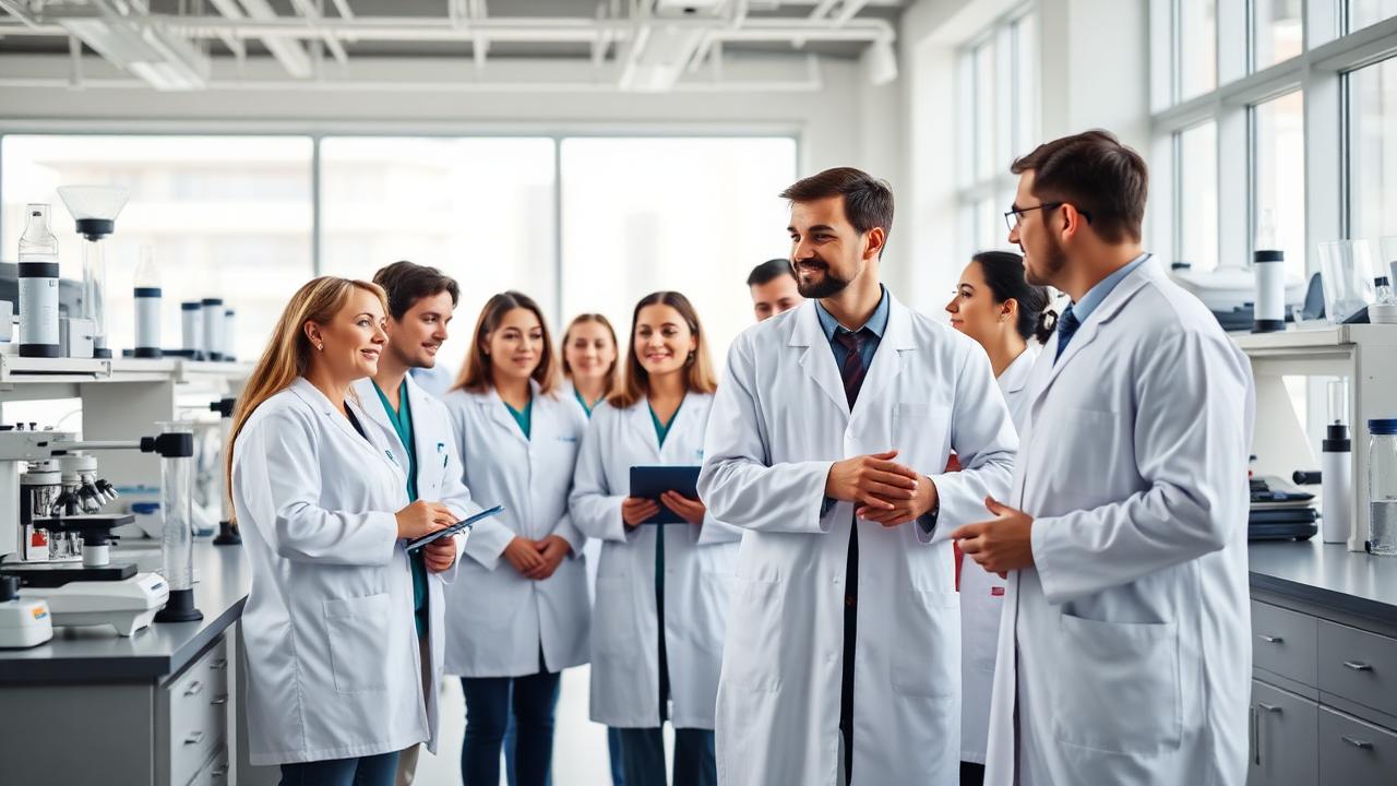 LabXmart team in research laboratory
